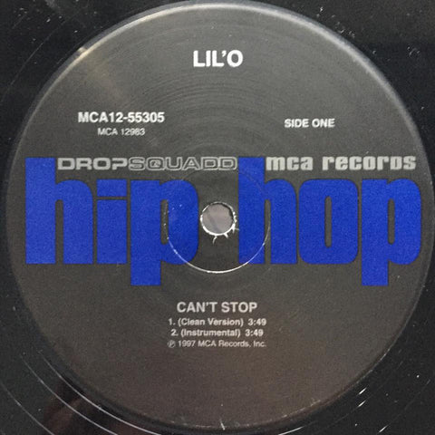 Lil'O - Can't Stop / If You Bust At Me VG+ - 12" Single 1997 MCA USA - Hip Hop