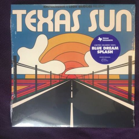 Khruangbin & Leon Bridges ‎– Texas Sun - New EP Record 2020 Dead Oceans USA Purple & Blue Dream Splash Vinyl & Download - Psychedelic / Soul / Country Rock