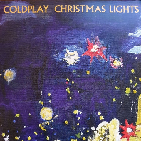 Coldplay ‎– Christmas Lights - New 7" Single Record 2021 Parlophone Europe Recycled Vinyl - Indie Rock / Holiday