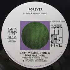 Baby Washington & Don Gardner - M- 7" Single 45RPM 1973 Master Five USA - Funk / Soul