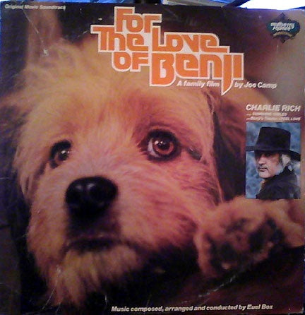 Euel Box ‎– For The Love Of Benji - New Lp Record 1977 Mulberry Square USA Original Vinyl - Soundtrack