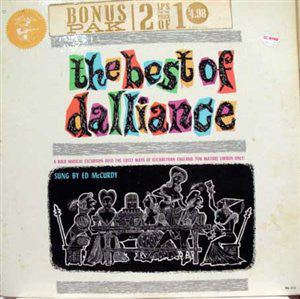 Ed McCurdy - The Best Of Dalliance - VG+ 1962 Mono 2 Lp Set USA - Folk