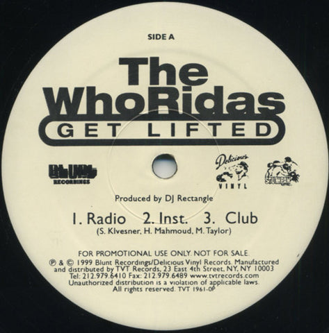 The Whoridas - Get Lifted / Godfathers Mint- - 12" Single 1999 TVT USA - Hip Hop