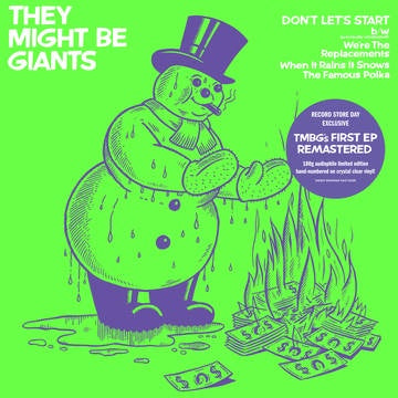 They Might Be Giants - Don't Let's Start - New EP Record Store Day Black Friday 2019 Idlewild USA Neon Green Vinyl - Alternative Rock