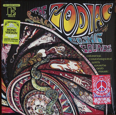 The Zodiac ‎– Cosmic Sounds - New Lp Record 2017 Elektra Europe Import Mono Glow-In-The-Dark Vinyl - Psychedelic Rock / Experimental