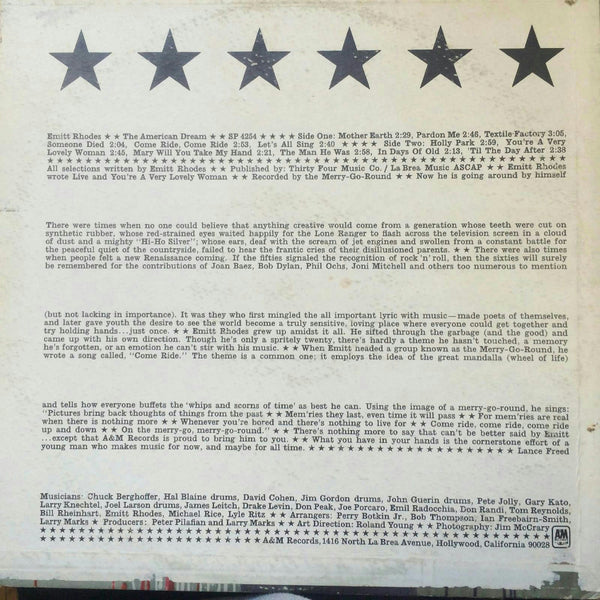 EMITT RHODES the american dream LP VG+ SP 4254 Vinyl 1970 Record - Shuga Records