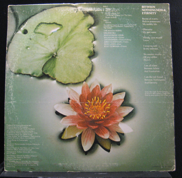 Mahavishnu Orchestra - Between Nothingness & Eternity LP VG+ KC 32766 USA Record - Shuga Records