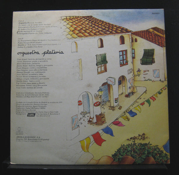 Orquestra Plateria - Orquestra Plateria - VG+ LP Record 1980 Ariola Spain Vinyl - Latin / Conjunto - Shuga Records