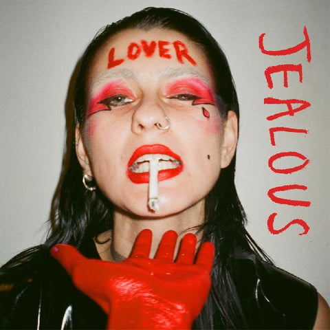 Jealous - Lover / What’s Your Damage? - New Limited EditionLP Record 2021 Dedstrange Indie Exclusive Red Vinyl - Glam Rock / Punk