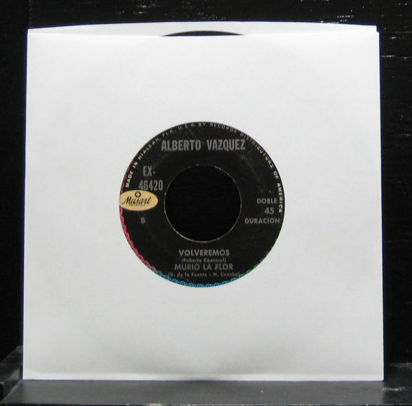Alberto Vazquez - No Debes De Llorar / Un Rayo De Sol VG+ 7" EP Musart 45-4223 - Shuga Records