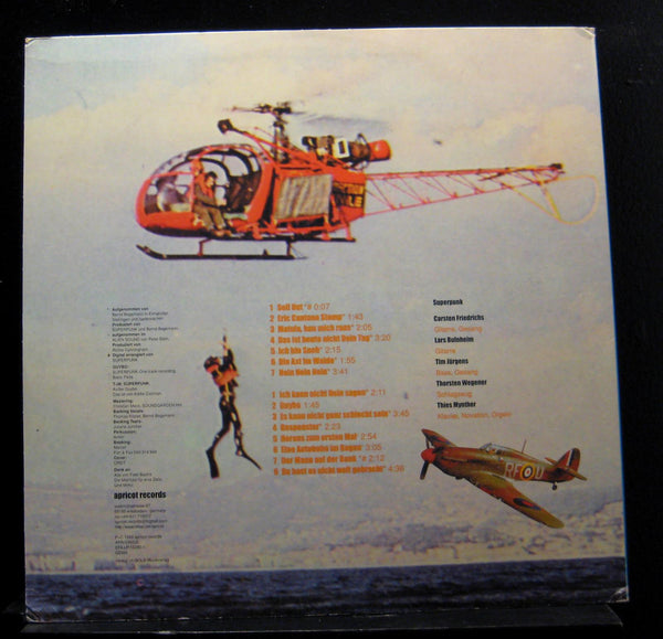 Superpunk - A Bisserl Was Geht Immer - LP Mint- LP Record 1998 Apricot Germany Blue Vinyl & Numbered - Indie Rock - Shuga Records
