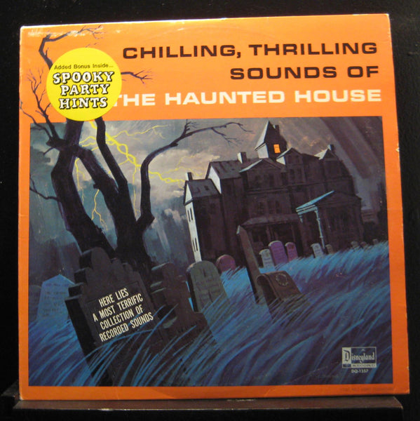 No Artist - Chilling, Thrilling Sounds Of The Haunted House - VG LP Record 1973 Walt Disney Disneyland USA Vinyl - Special Effects / Halloween - Shuga Records
