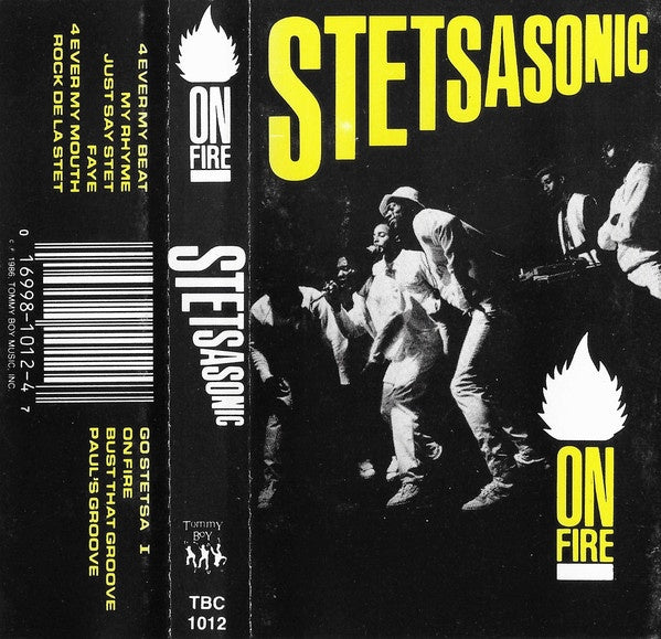 Stetsasonic ‎– On Fire - Used Cassette Tape Tommy 1986 USA - Hip Hop