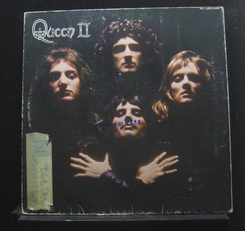 Queen ‎– Queen II - VG+ Lp Record 1974 Elektra USA White Label Promo Vinyl & Matching Inner Sleeve - Hard Rock / Classic Rock