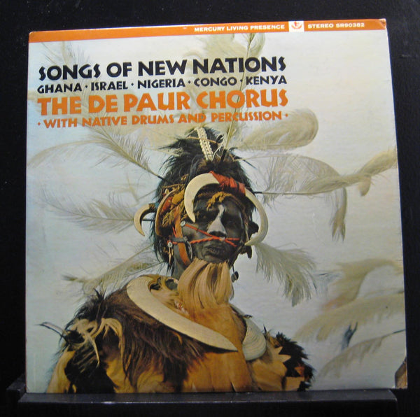 The De Paur Chorus - Songs Of New Nations - VG+ LP Record 1964 Mercury Living Presence White Label Promo Vinyl - Classical / African - Shuga Records