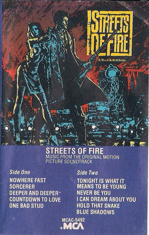 Various ‎– Streets Of Fire (The Original Motion Picture) - Used Cassette 1984 MCA Records - Soundtrack