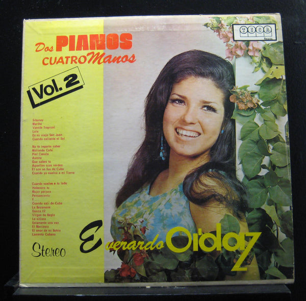 Everado Ordaz - Dos Pianos, Cuatro Manos LP VG+ LIS-608 Mono Vinyl Record - Shuga Records