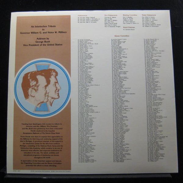 An Interlochen Tribute To Gov. William & Helen W. Milliken LP Mint- Vinyl Record - Shuga Records