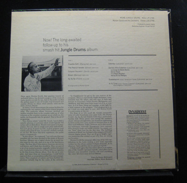 Morton Gould - More Jungle Drums - Mint- LP Record 1964 RCA Living Stereo SD USA Original Vinyl - Jazz / Latin / Afro-Cuban / Exotica - Shuga Records