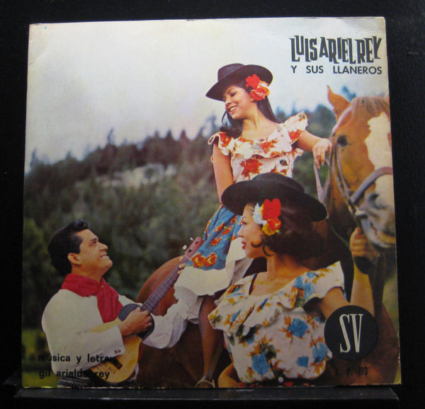 Luis Ariel Rey - Y Sus Llaneros - VG LP Record 1972 Sello Vergara Colombia Vinyl - Colombian Folk - Shuga Records