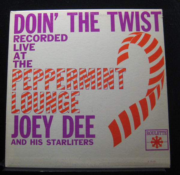 Joey Dee And His Starliters – Doin' The Twist At The Peppermint Lounge - VG+ LP Record 1961 Roulette USA Mono Vinyl - Rock & Roll / Twist - Shuga Records