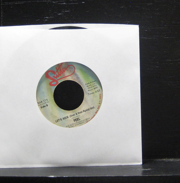 Feel - Let's Rock (Over & Over Again) VG+ 7" Vinyl 45 USA 1982 Sutra SUA 115 - Shuga Records