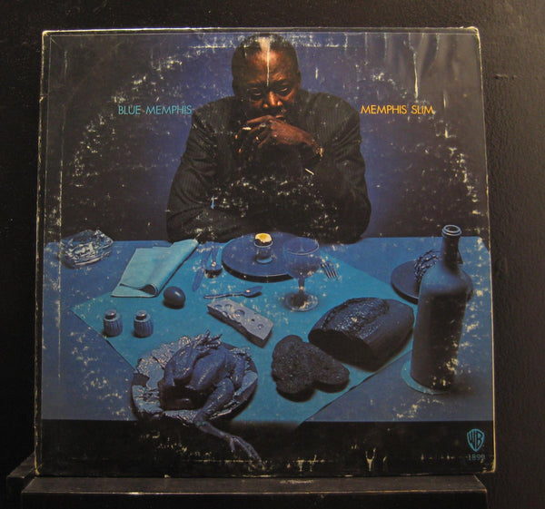 Memphis Slim - Blue Memphis - VG+ LP Record 1971 Warner USA Original Vinyl & Insert - Blues / Electric Blues - Shuga Records