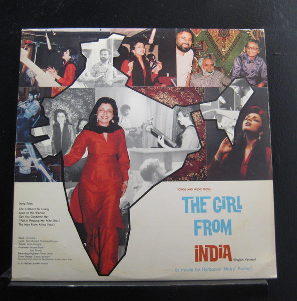 Amal Dev - The Girl From India / This Man From Africa LP VG+ GFI 1001 Signed - Shuga Records