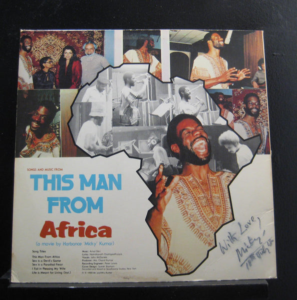 Amal Dev - The Girl From India / This Man From Africa LP VG+ GFI 1001 Signed - Shuga Records