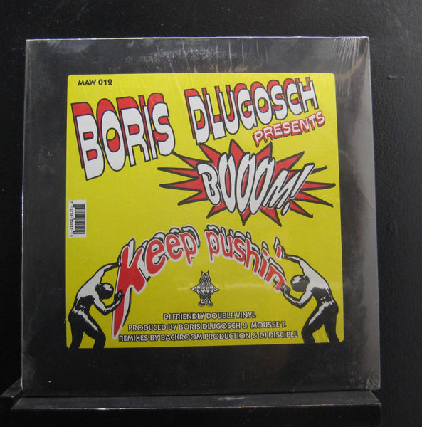 Boris Dlugosch Presents Booom! - Keep Pushin' - VG+ 12" Single Record 1996 MAW USA Vinyl - House - Shuga Records