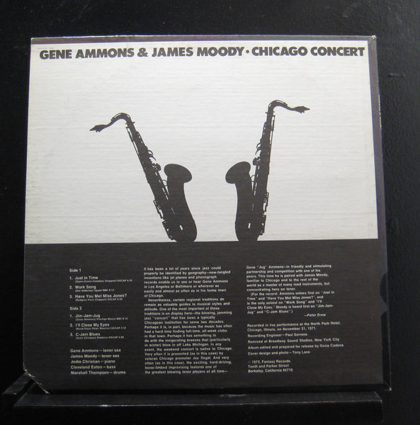 Ammons & Moody - Chicago Concert LP Mint- PRT-10065 Green Lbl Vinyl Record - Shuga Records