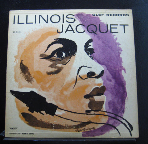 Illinois Jacquet And His Orchestra – Illinois Jacquet And His Orchestra - VG LP Record 1957 Clef USA Mono Vinyl & David Stone Martin Cover - Jazz