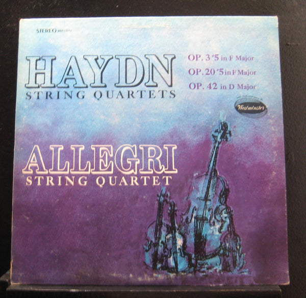 Allegri String Quartet - Haydn String Quartets LP VG+ WST-17111 Vinyl Record - Shuga Records