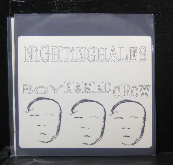 Nightinghales - A Boy Named Crow / Faux Jean MINT- Split 7" Blue Vinyl MINI 708 - Shuga Records
