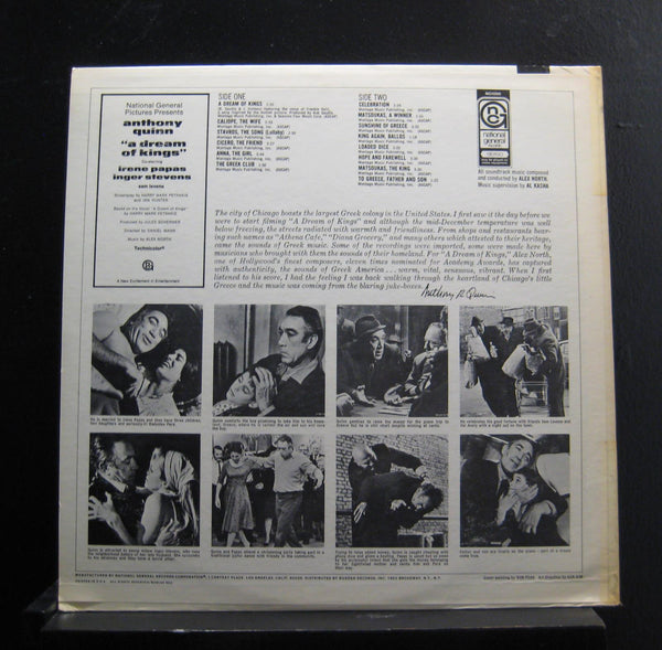 Alex North - Anthony Quinn "A Dream Of Kings" LP Mint- NG-1000 Vinyl Record - Shuga Records