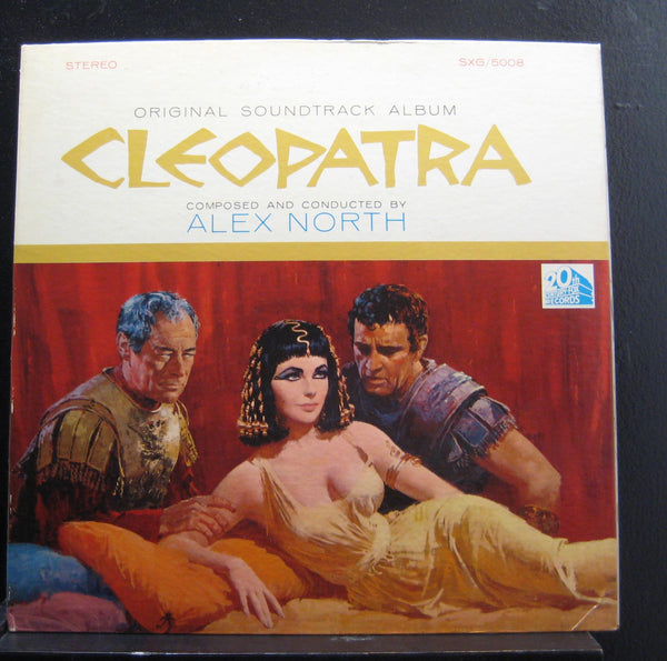 Alex North - Cleopatra (Original Soundtrack) LP Mint- SXG 5008 1st Vinyl Record - Shuga Records