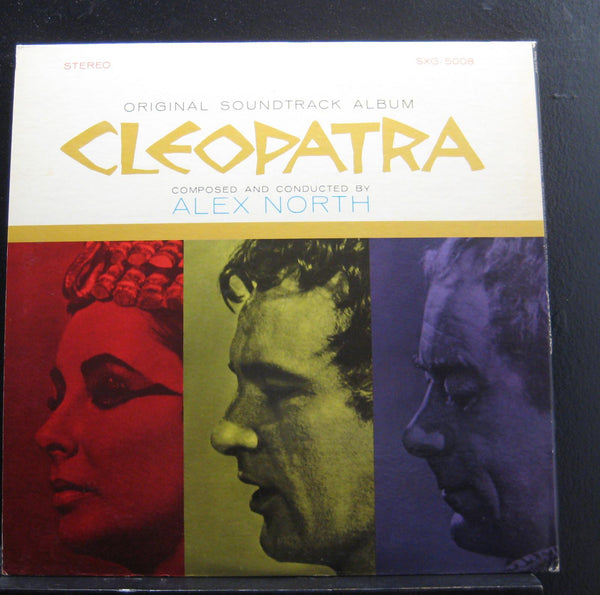 Alex North - Cleopatra (Original Soundtrack) LP Mint- SXG 5008 1st Vinyl Record - Shuga Records