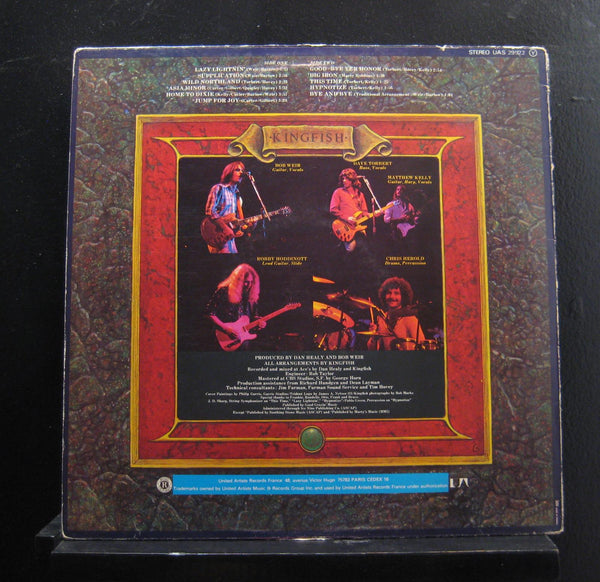 Kingfish - Kingfish - VG+ (VG Cover) LP Record 1976 United Artists Round France Vinyl - Rock / Classic Rock / Country Rock / Bob Weir / Grateful Dead - Shuga Records