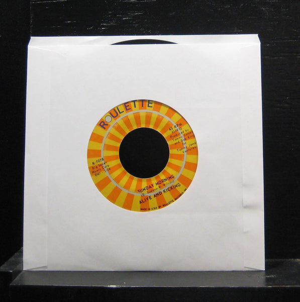 Alive And Kicking - Tighter, Tighter / Sunday Morning 7" VG+ Roulette R-7078 - Shuga Records