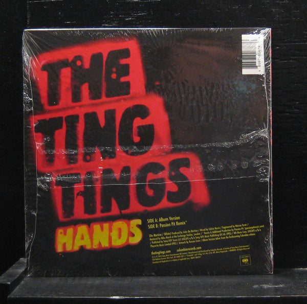 The Ting Tings - Hands / Passion Pit Remix 7" NEW Orange Vinyl 2010 886978067876 - Shuga Records