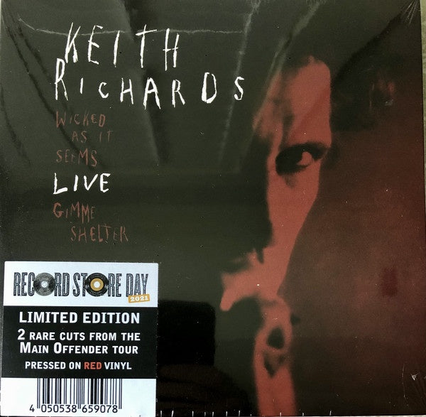 Keith Richards ‎– Live - New 7" Single Record Store Day 2021 BMG USA RSD Vinyl - Rock - Shuga Records