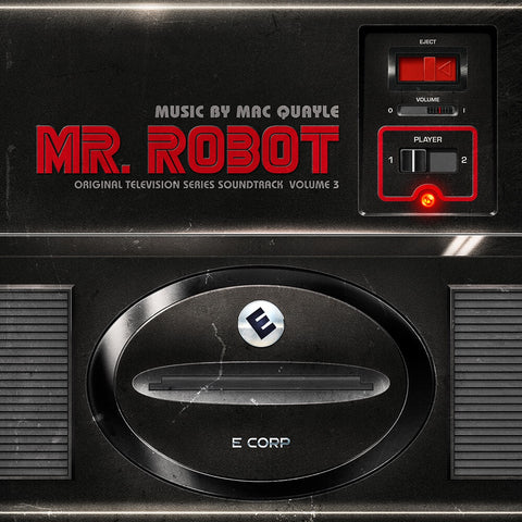 Mac Quayle ‎– Mr. Robot: Volume 3 (Original Television Series) - New Vinyl Record 2017 Lakeshore Records 140Gram 2 Lp on Transparent Red Vinyl with Gatefold Jacket and Fold-Out Poster - Soundtrack / TV Series