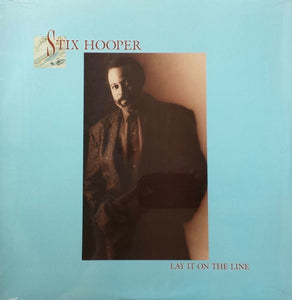 "Stix" Hooper ‎– Lay It On The Line - Mint- Lp Record 1989 USA (Promo) Original Vinyl - Jazz