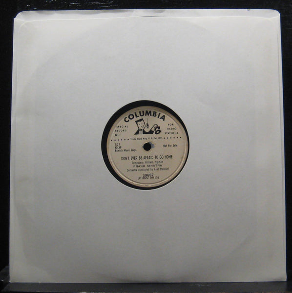 Frank Sinatra - Feet Of Clay / Don't Ever Be Afraid To Go Home 78 RPM VG- Promo - Shuga Records