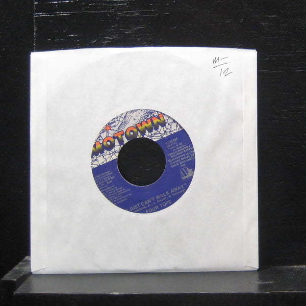 Four Tops - I Just Can't Walk Away / Hang 7" Vinyl 45 MINT- 1983 Motown 1706 MF - Shuga Records