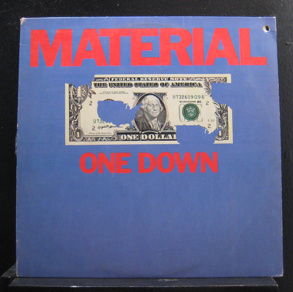 Material - One Down LP VG+ 60206 Elektra Stereo 1982 USA Vinyl Record - Shuga Records