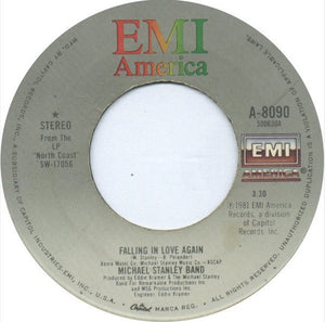 Michael Stanley Band ‎– Falling In Love Again / Does It Hurt MINT- 1981 EMI America 7" Single (Stereo) - Rock - Shuga Records