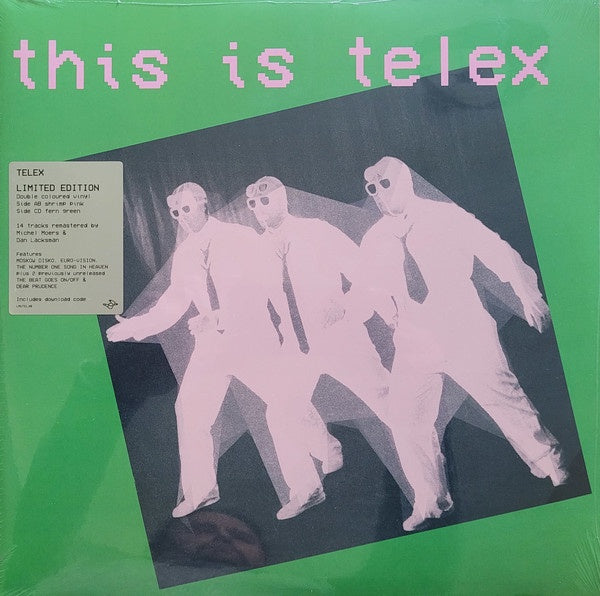 Telex ‎– This Is Telex - New 2 LP Record 2021 Mute Europe Import Pink & Green Vinyl & Download - Electronic / Pop / Synth-pop / Electro - Shuga Records