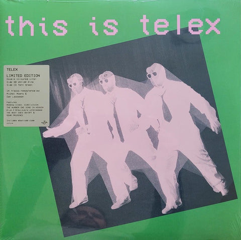 Telex ‎– This Is Telex - New 2 LP Record 2021 Mute Europe Import Pink & Green Vinyl & Download - Electronic / Pop / Synth-pop / Electro