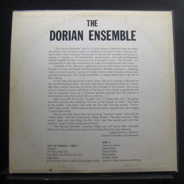 Joseph Doria Jr. - The Dorian Ensemble - VG LP Record S-62701 Private Press USA Vinyl - Pop / Easy Listemomh - Shuga Records